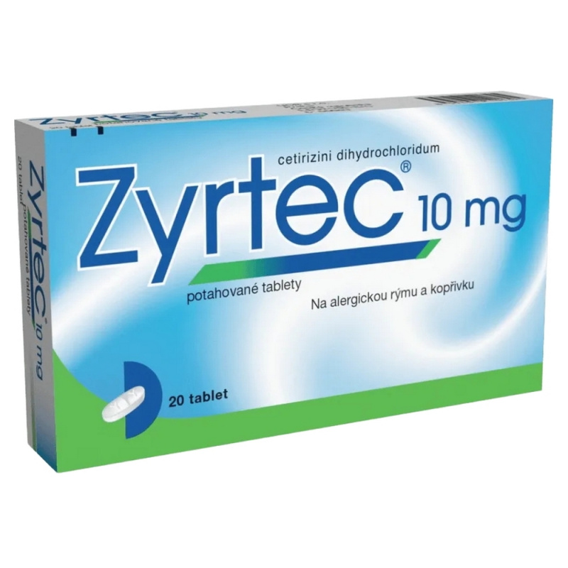 ZYRTEC 10MG Potahovaná tableta 20