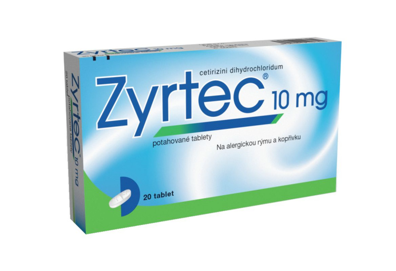ZYRTEC 10MG Potahovaná tableta 20
