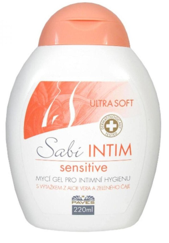 SABI Intim SENSITIVE  jemný mycí gel ženy 220ml PAVES
