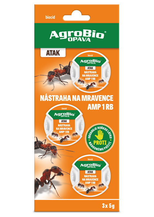 Atak - nástraha na mravence amp 3 ks