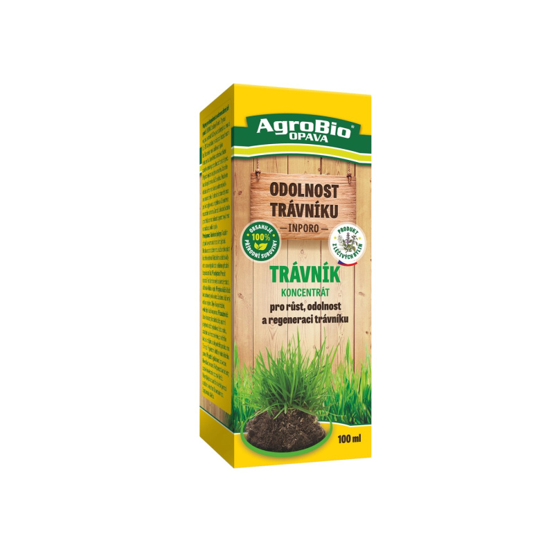 AgroBio Opava Koncentrát pro růst, odolnost a regeneraci trávníku INPORO 100 ml