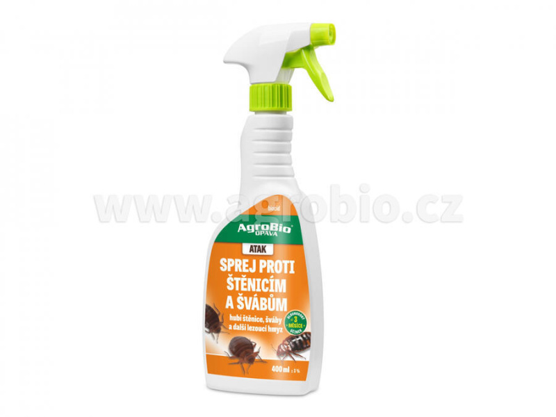 Atak - sprej proti štěnicím a švábům 400 ml/r