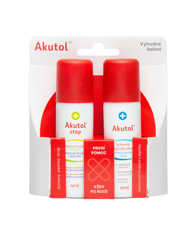 Akutol™ stop sprej + Akutol™ sprej, Duopack 2x60 ml
