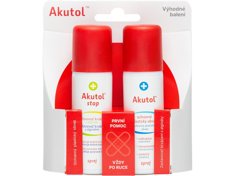 Akutol™ stop sprej + Akutol™ sprej, Duopack 2x60 ml
