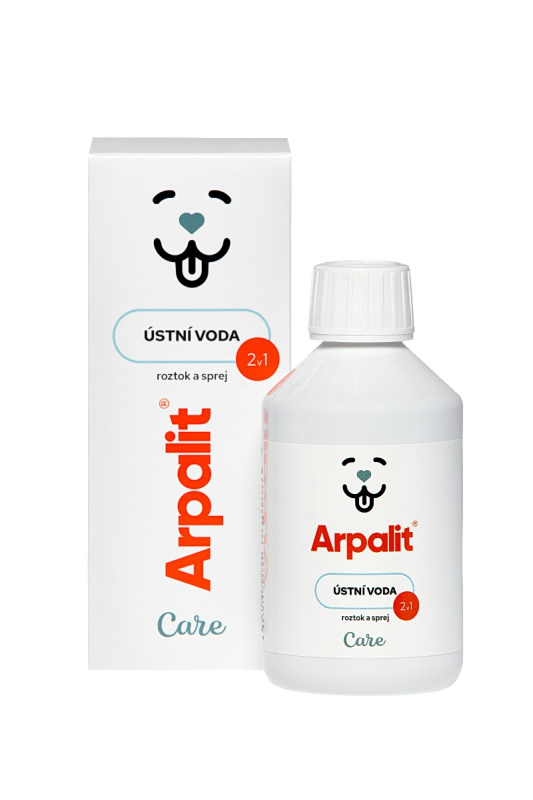 Arpalit Care Ústní voda 2v1, roztok a sprej  250ml