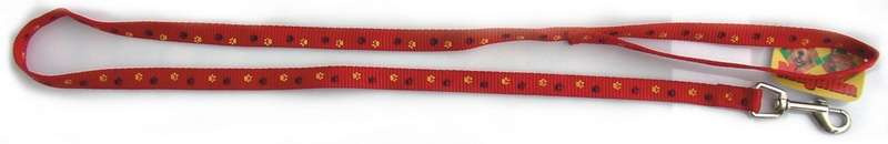 Vodítko nylon s tlapkou 10mm x 120cm