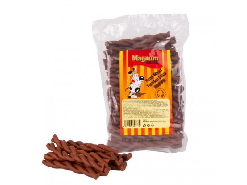 Magnum Semi Moist Twisted Stick Brown 50 ks