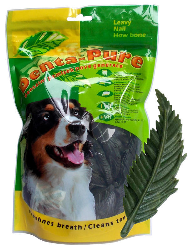 Denta Pure Leavy Bone 4" 10cm MINT green 25ks