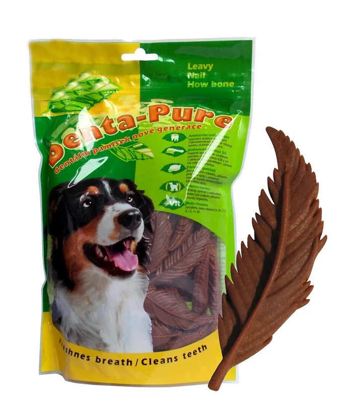 Denta Pure Leavy Bone 3" 7,5cm BACON brown 50ks
