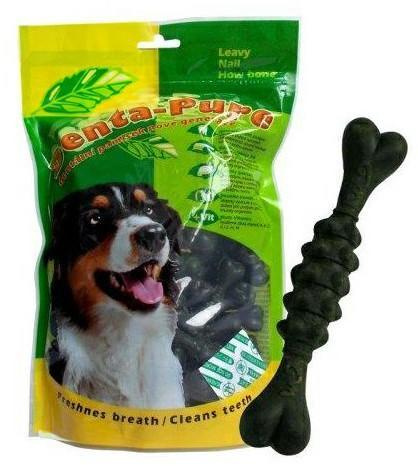 Denta Pure NAIL Bone 3" 7,5cm MINT green 50ks