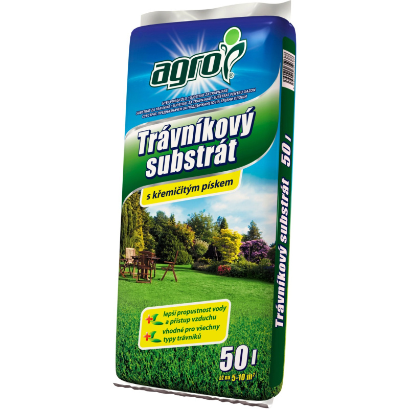 Agro Trávníkový substrát 50 l