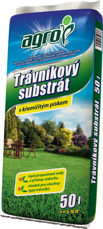 Agro Trávníkový substrát 50 l
