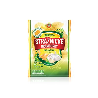 Strážnické brambůrky česnekové 30 x 60 g