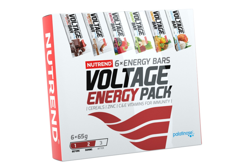 Nutrend Voltage Energy Bar Dárkové balení 6x65 g