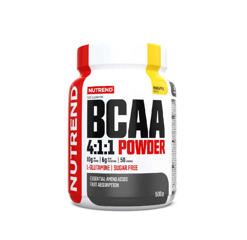 Práškový koncentrát Nutrend BCAA 4:1:1 Powder 500 g ananas