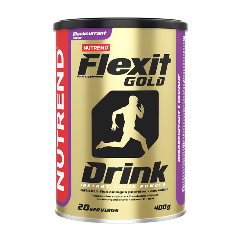 Nutrend Flexit Gold Drink 400 g Příchuť: Černý rybíz