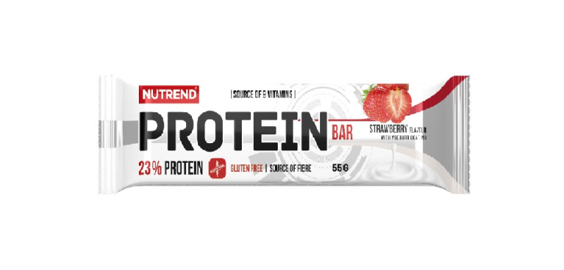 Proteinová tyčinka Nutrend Protein Bar 55g jahoda