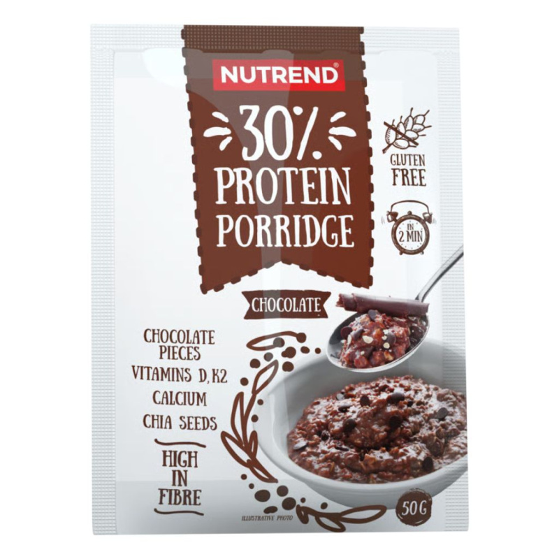 Nutrend Protein Porridge 5 x 50g - čokoláda