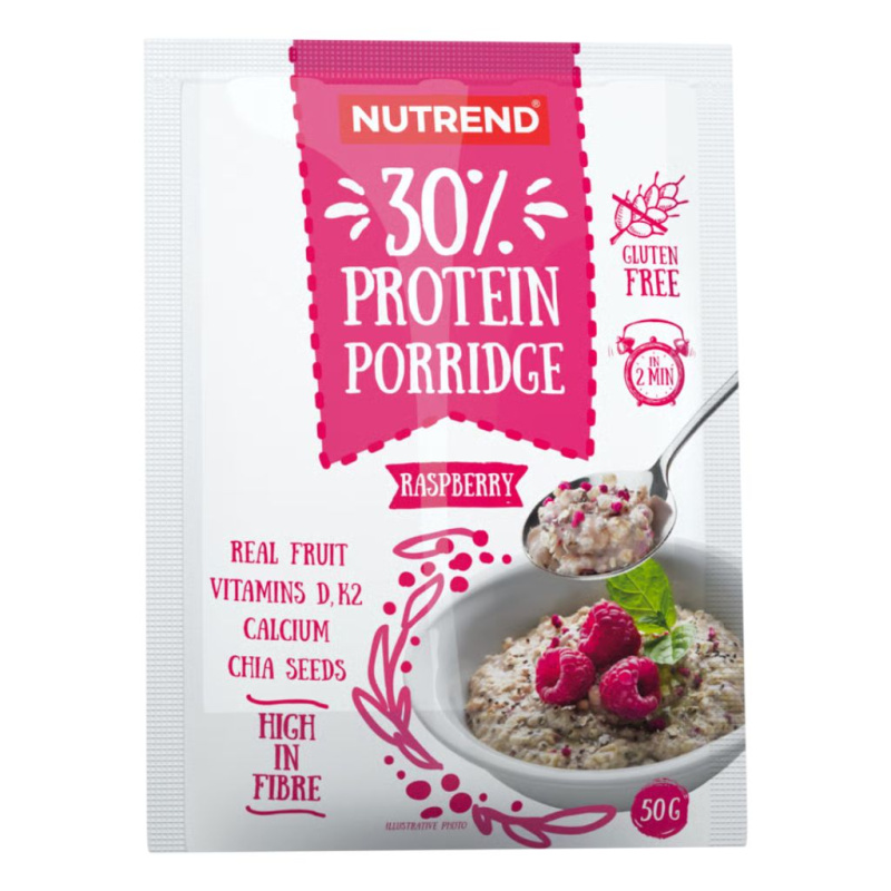 Nutrend Protein Porridge 5 x 50g - malina