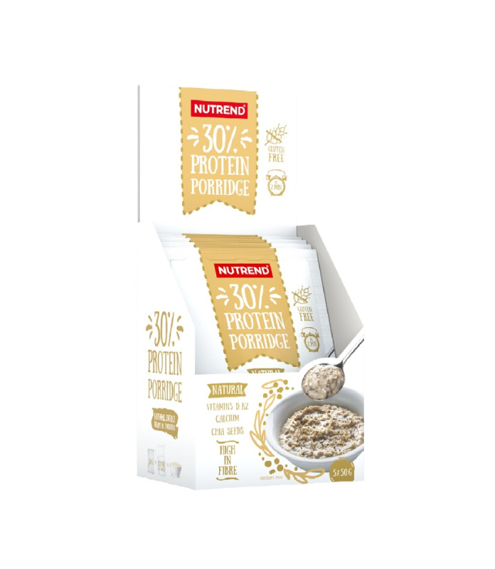 Nutrend Protein Porridge 5 x 50g - bez příchuti