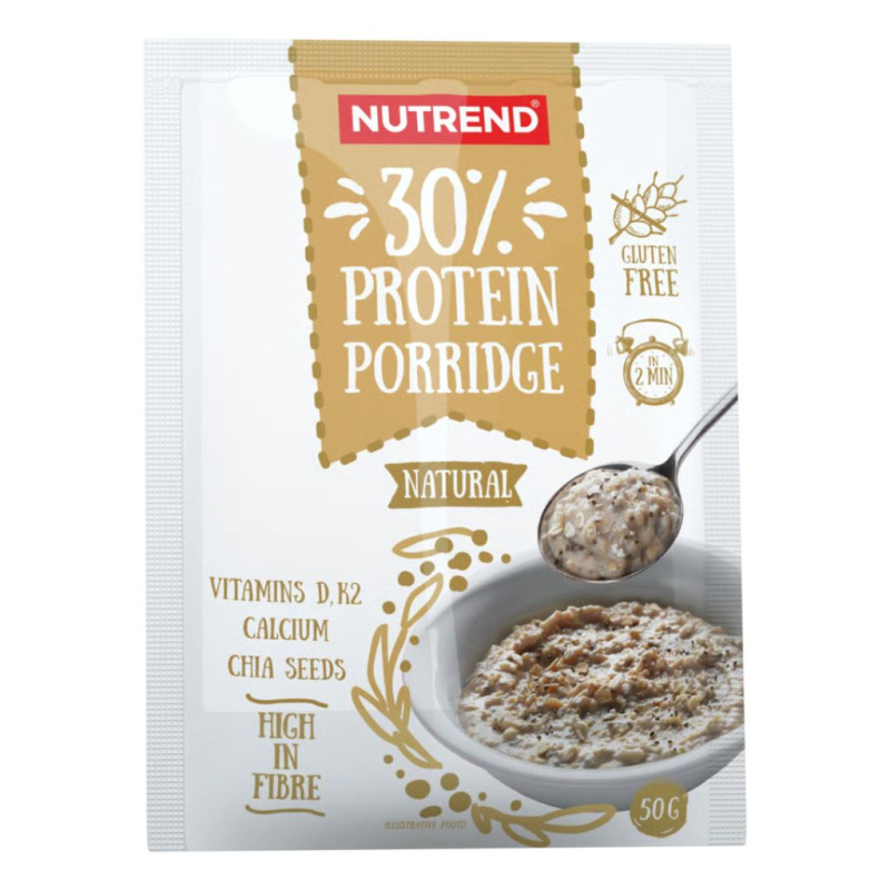 Nutrend Protein Porridge 5 x 50g - bez příchuti
