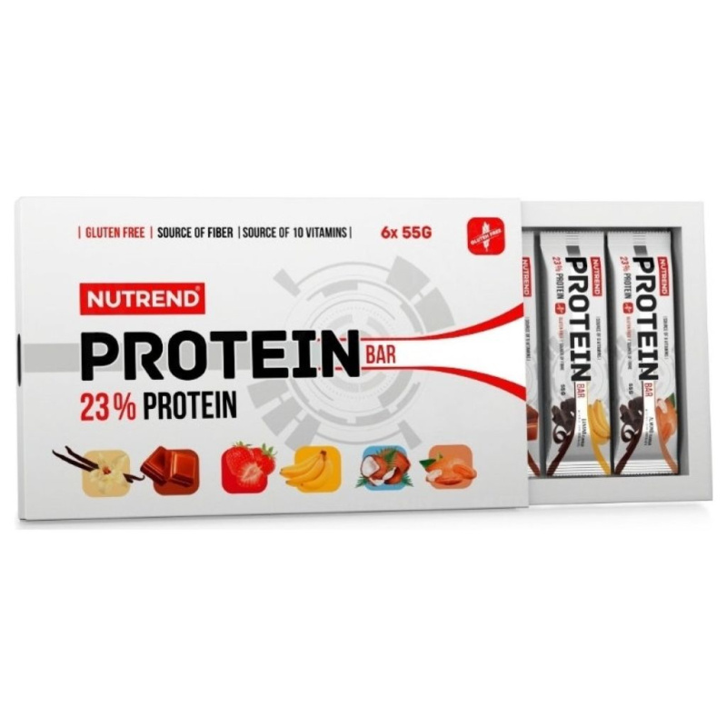 Nutrend Protein Bar Dárkové balení mix příchutí 6x55 g