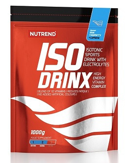 Nutrend Isodrinx s kofeinem 1000g - modrá malina PROŠLÉ DMT 4.4.2025