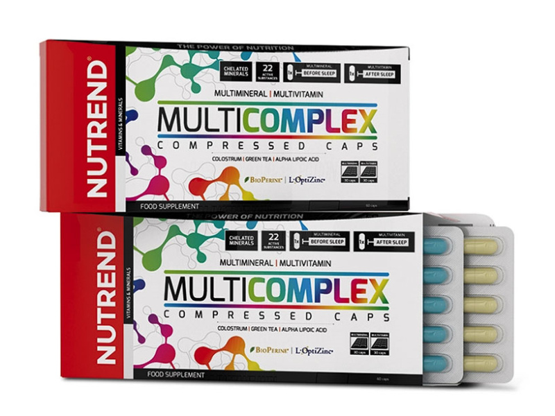 Nutrend MultiComplex Compressed Caps 60 kapslí
