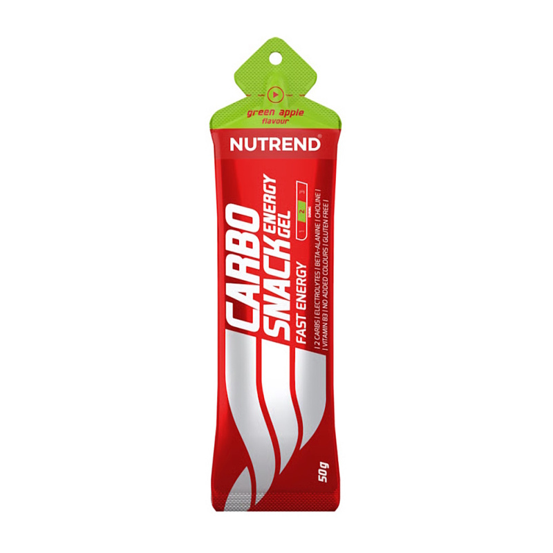 NUTREND Carbosnack gel, sáček, 50 g zelené jablko