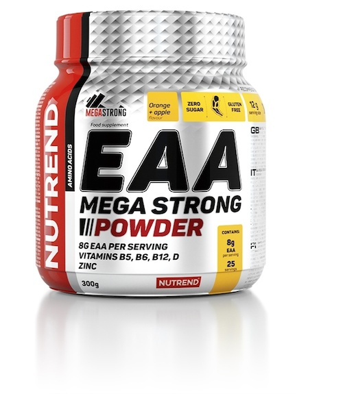 Nutrend EAA Mega Strong Powder, 300 g Příchuť: Pomeranč/Jablko