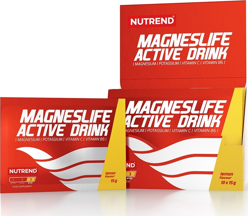 NUTREND Magneslife Active Drink 10x 15 g box, citron