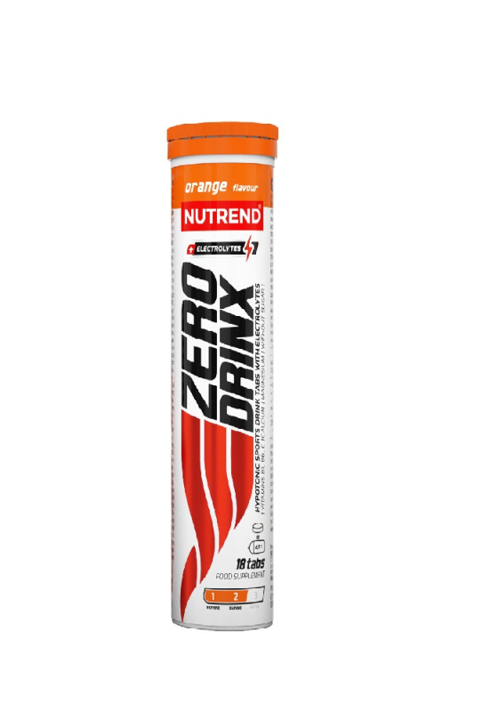 Nutrend ZeroDrinx 18 tablet - pomeranč