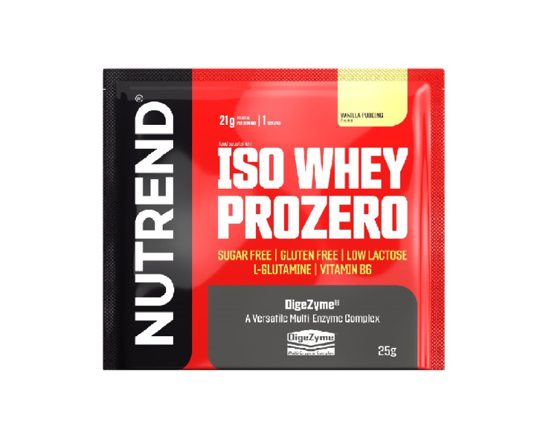 Nutrend Iso Whey Prozero 25g - vanilkový puding