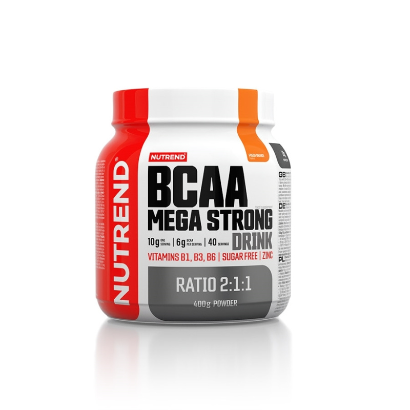 Nutrend BCAA Mega Strong Drink 400 g Příchuť: Mango
