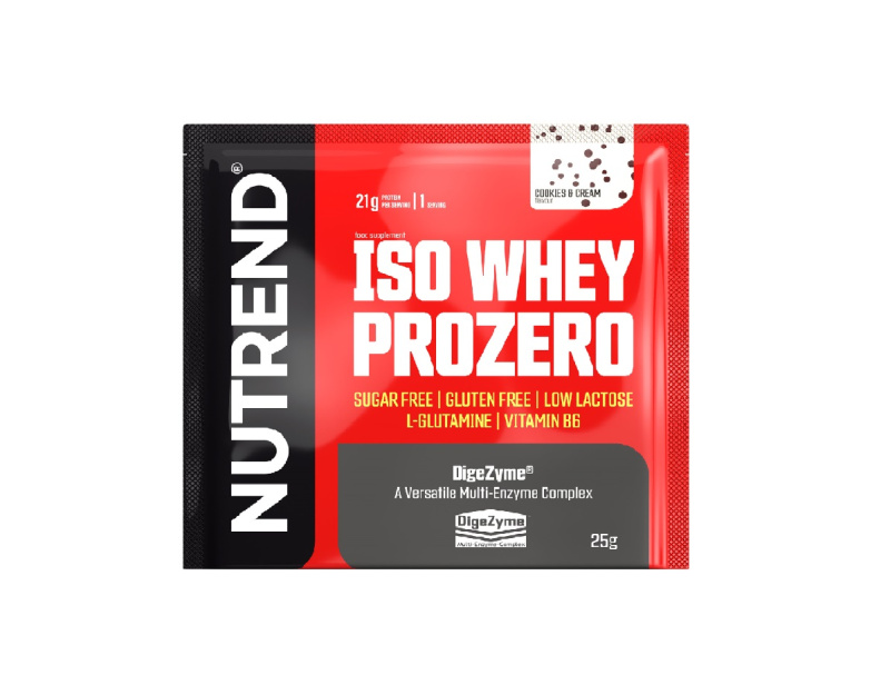 Nutrend Iso Whey Prozero 25g - cookies&cream