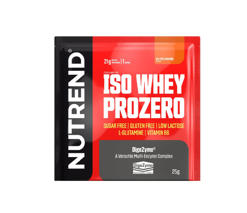 Nutrend Iso Whey Prozero 25g - slaný karamel