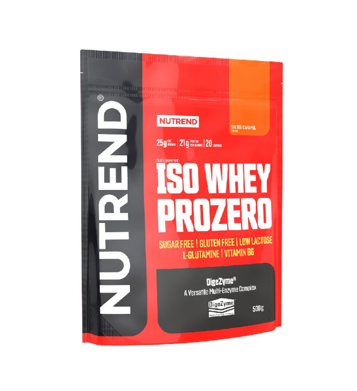Nutrend Iso Whey Prozero 500g - slaný karamel