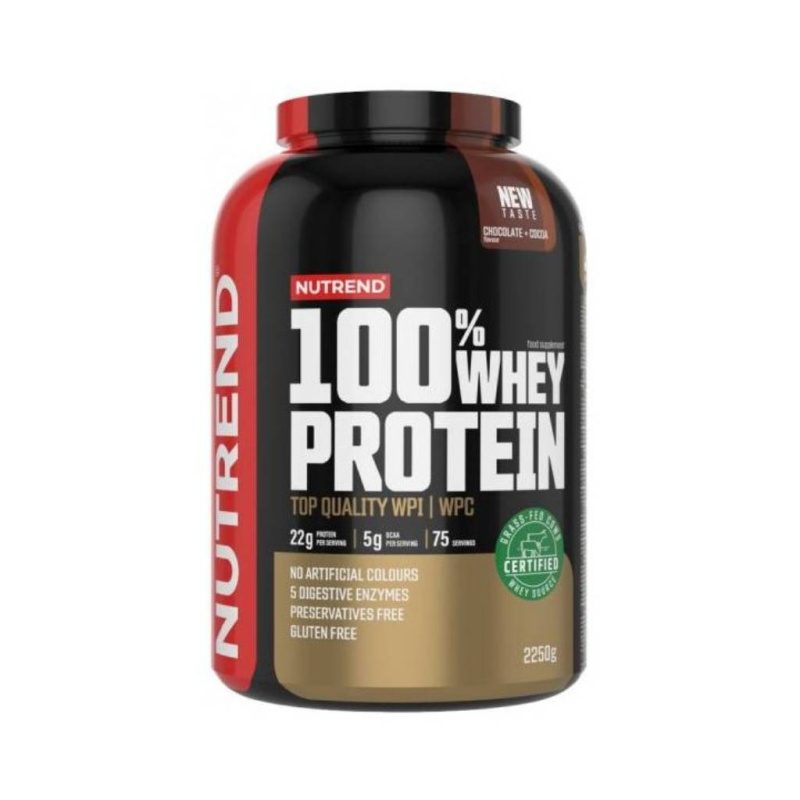 Nutrend 100% Whey Protein 2250 g - cookies cream 