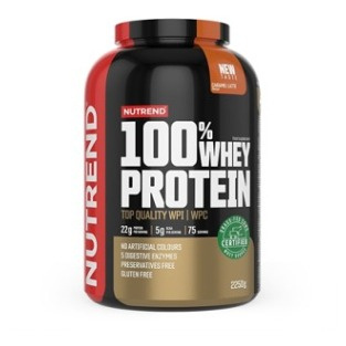 Nutrend 100% Whey Protein NEW 2250 g Příchuť: Karamel/Latte