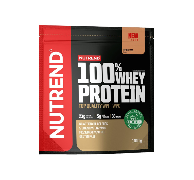 Nutrend 100% Whey Protein 1000 g - ledová káva