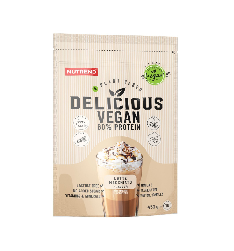 Nutrend Delicious Vegan Protein 450 g - Latte Macchiato
