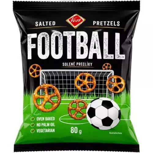 Vest Football pretzels