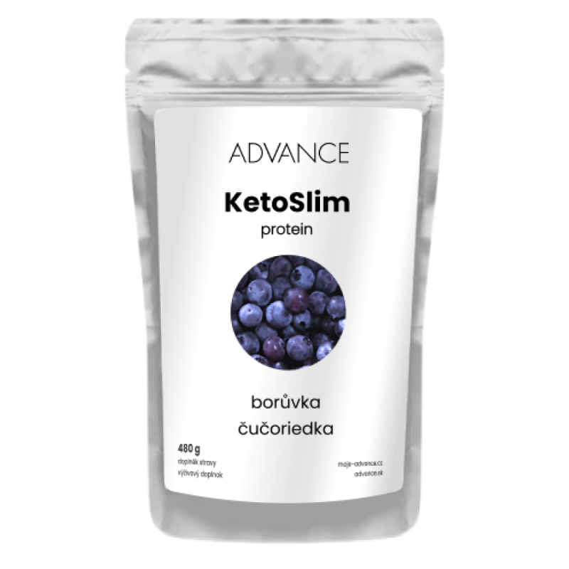 ADVANCE KetoSlim Borůvka 480 g