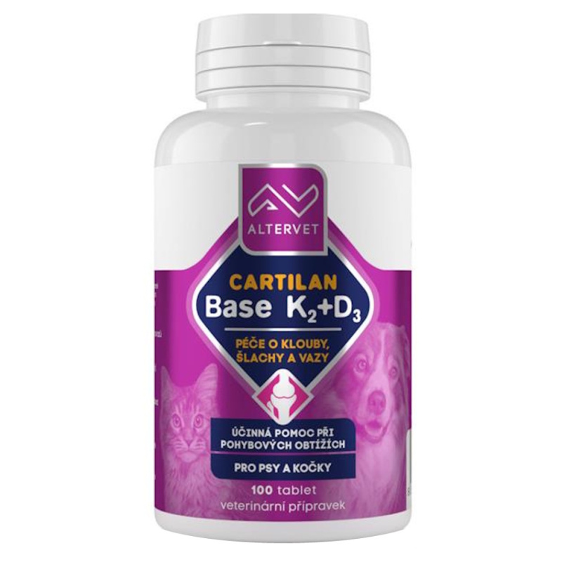 CARTILAN BASE K2+D3 Altervet 100tbl