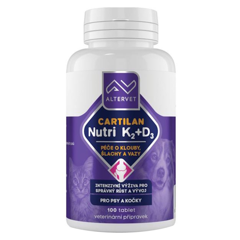 CARTILAN NUTRI K2+D3 Altervet 100tbl