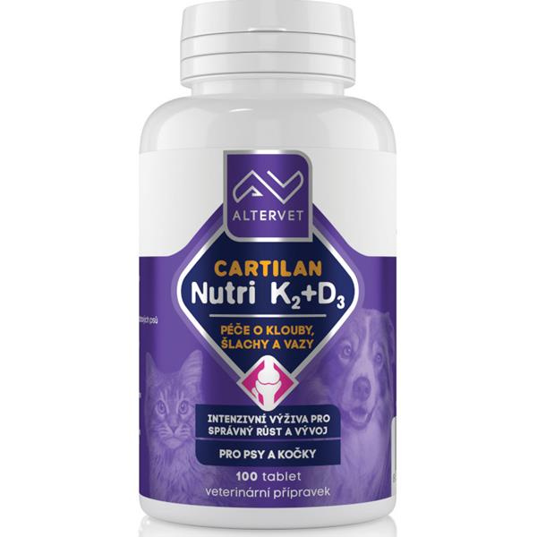 CARTILAN NUTRI K2+D3 Altervet 100tbl