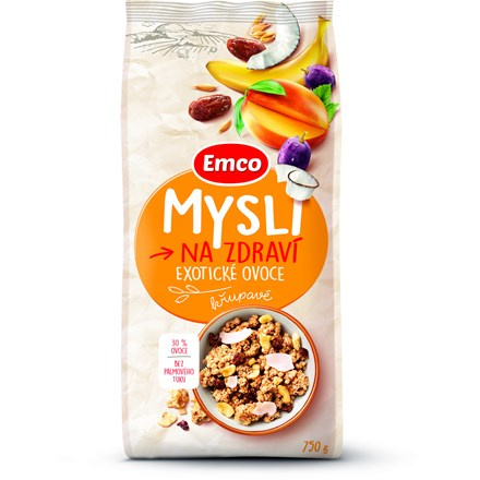 Emco Mysli křupavé s ovocem 750 g