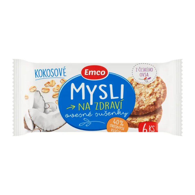 Emco - cereální sušenky - kokosové, 60 g