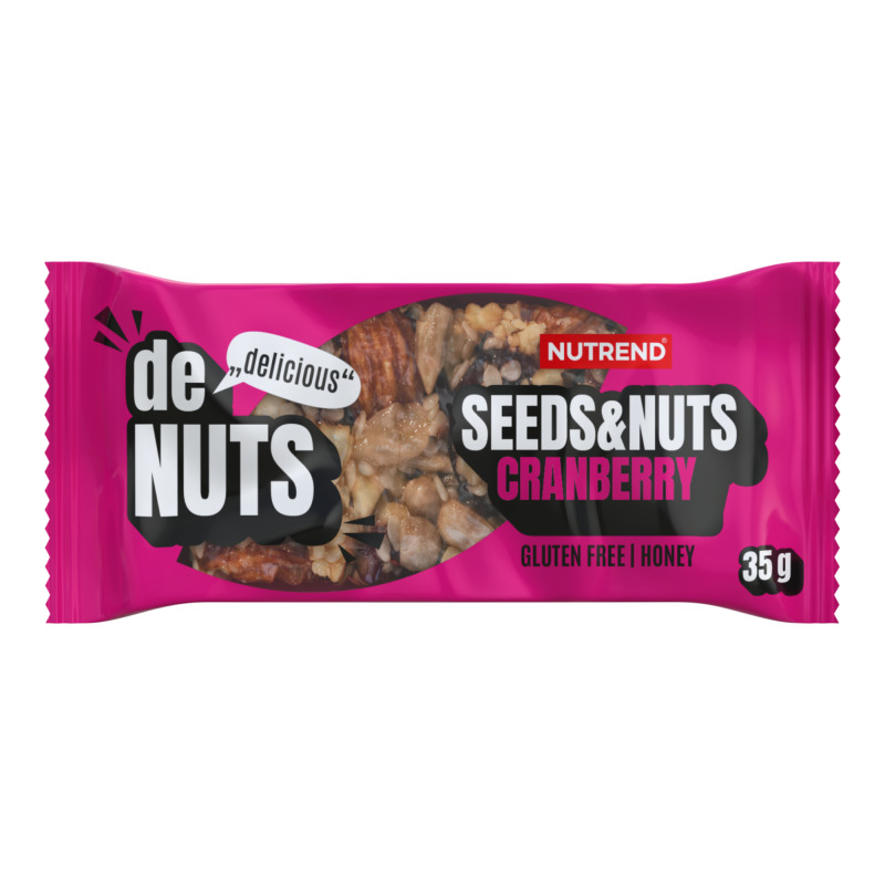 Nutrend Denuts Seeds & Nuts 35 g - brusinka