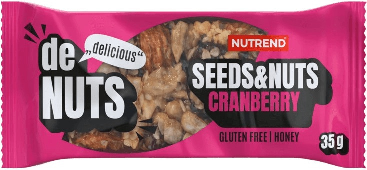 Nutrend Denuts Seeds & Nuts 35 g - brusinka